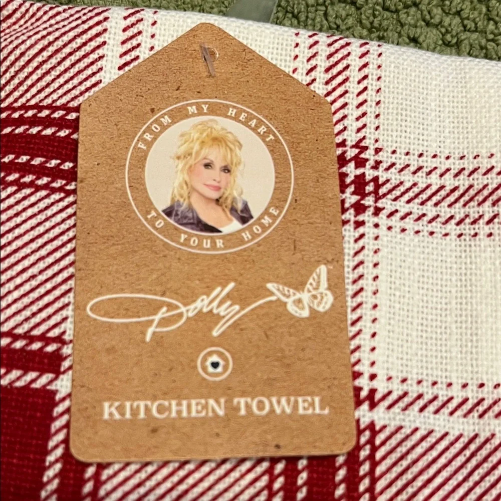 Dolly Parton AppleThemed Kitchen Set Towel Decor Candle Sponges Trivet Potholder
